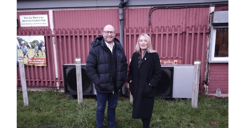 Jo Platt MP at Atherton Cricket Club