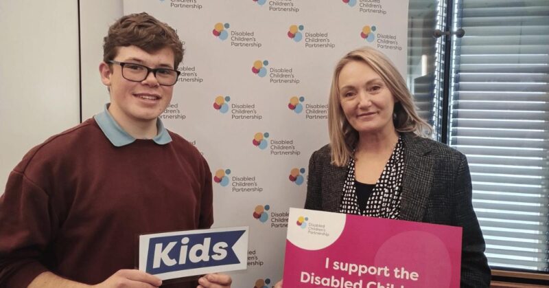 Jo at a Disabled Children