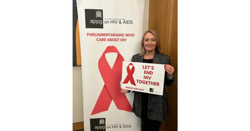 Jo Platt - marking World Aids Day 2024.