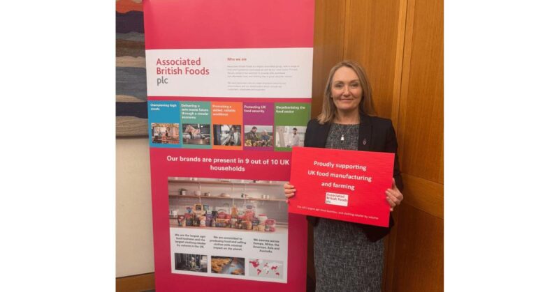 Jo at an Associated British Foods event in Parliament. 