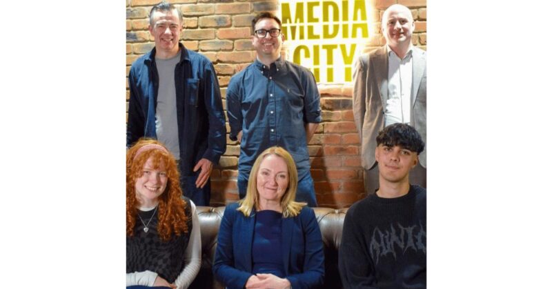 Jo Platt MP at the MediaCity Content Studio launch.