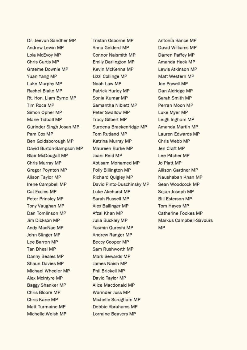Living Standards Coalition letter pg2